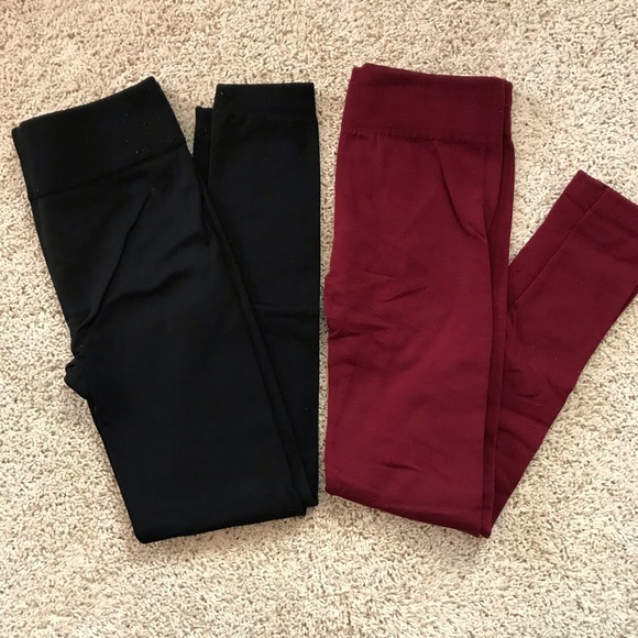 Pants - 🔘Bundle of Two!! Fleece Lined Leggings